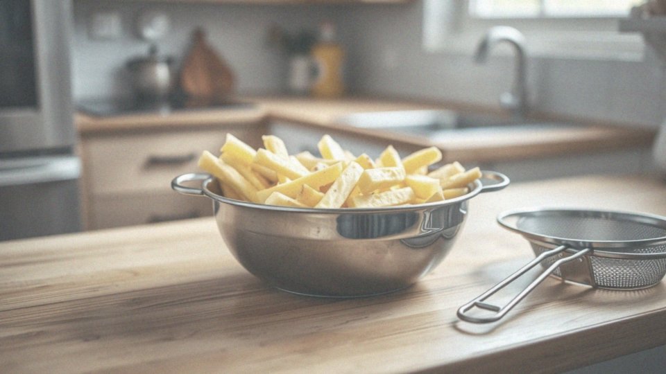 Jak namaczać frytki z batatów przed smażeniem?