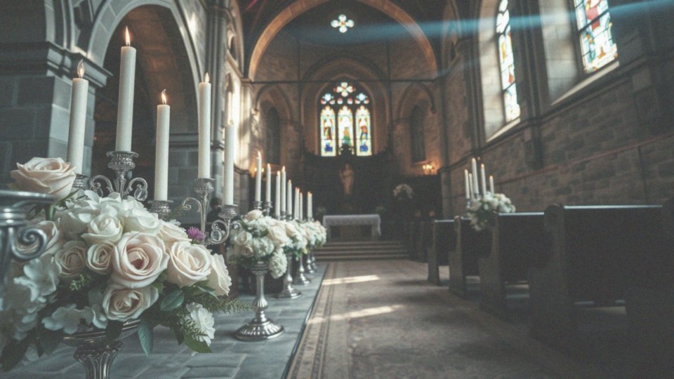 Jak stworzyć romantyczną atmosferę za pomocą kwiatów w kościele?